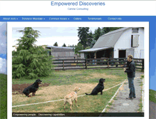 Tablet Screenshot of empowereddiscoveries.com